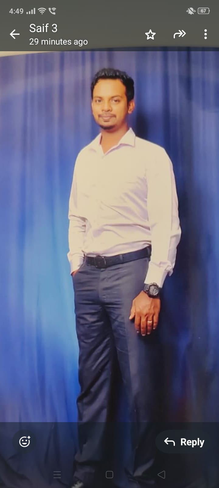 Muslim groom Mohammed Saif, 28 yrs from Bengaluru – ReachMuslims profile #100017